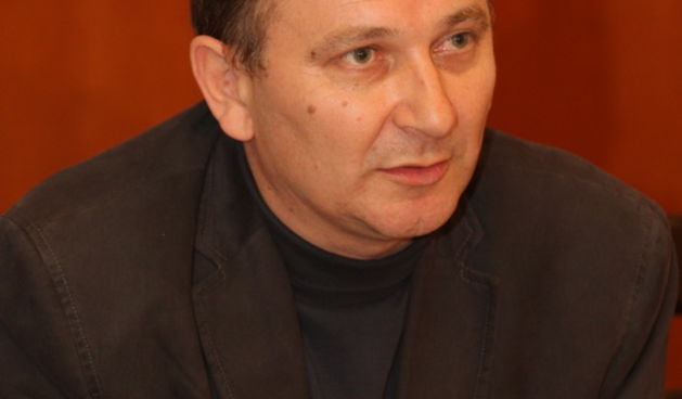 Zadar, 130411.
Press konferencija celnika Saveza samostalnih sindikata u Zadru na temu zaposlenih koji ne primaju placu.
Na slici: Mladen Novosel predsjednik SSSH
Foto: Vladimir Ivanov / CROPIX