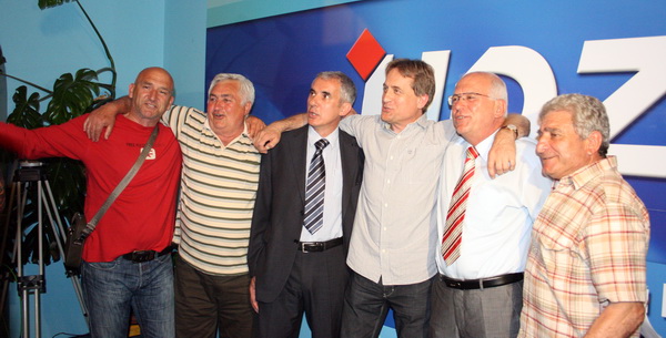 Slavlje izborne pobjede u stozeru HDZ-a, Foto: Mladen Malik