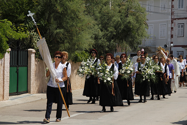 Kukljica: Blagdan Gospe od Sniga 5. kolovoza 2012, Foto: Bernard Kotlar Kukljica: Blagdan Gospe od Sniga 5. kolovoza 2012, Foto: Bernard Kotlar