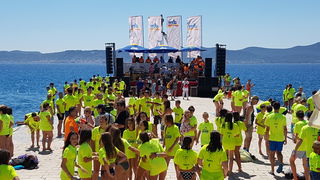 Sasvim osoban doživljaj – 10. dm Millennium Jump sa zadarske rive. Foto: Mladen Malik Barba Sasvim osoban doživljaj – 10. dm Millennium Jump sa zadarske rive. Foto: Mladen Malik Barba