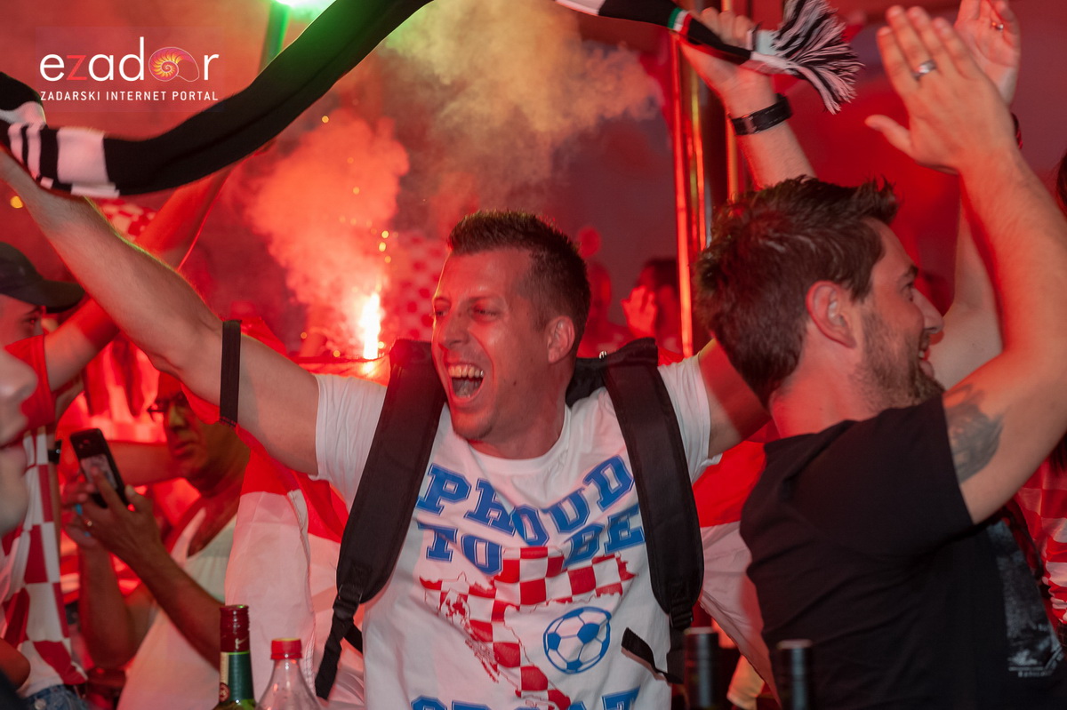 Zadar je gorio: Velika fešta nakon plasmana Vatrenih u polufinale Svjetskog prvenstva