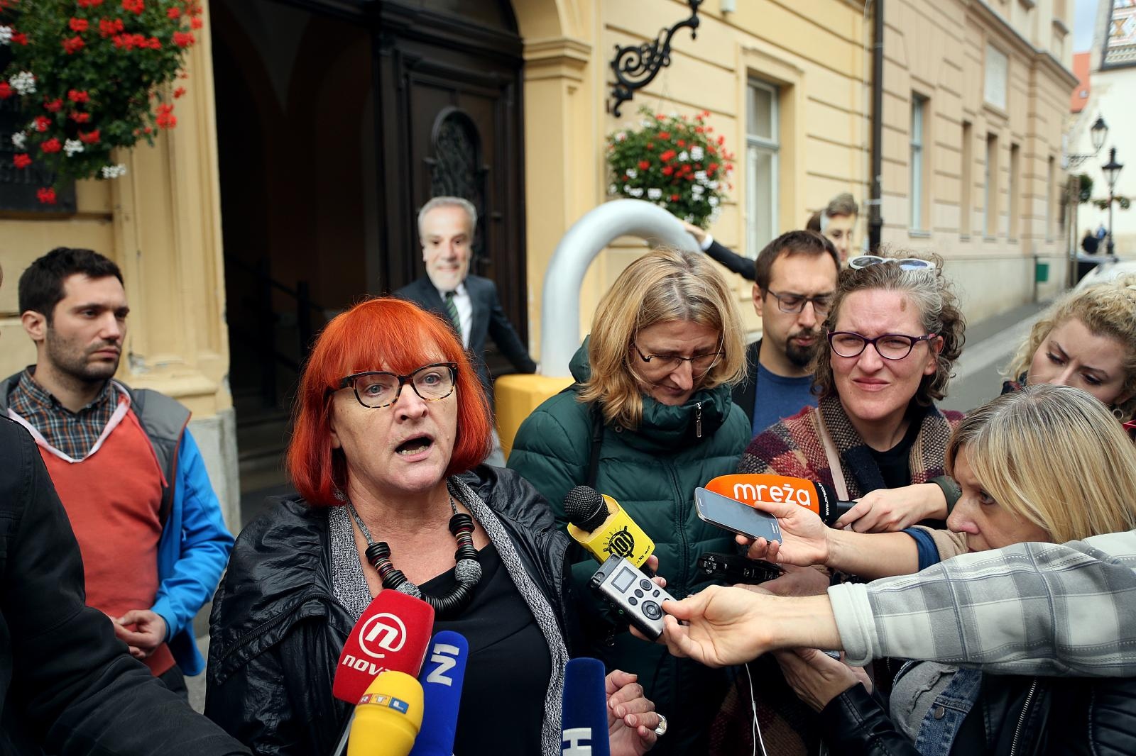 Zagreb: Prosvjedna akcija protiv Prijedloga izmjena Zakona o lokalnoj i područnoj samoupravi