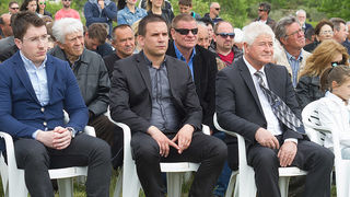 Misa na ostacima crkve na Petrini, foto: Leo Banić Misa na ostacima crkve na Petrini, foto: Leo Banić