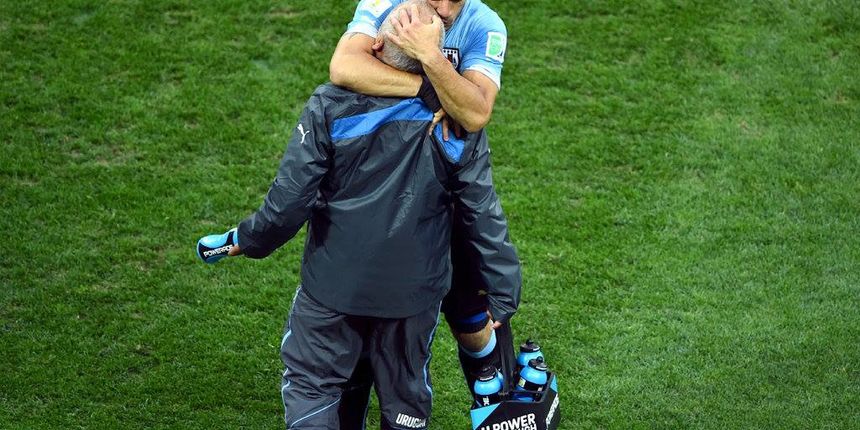 Zagrljaj Ferreire i Suareza, foto: eurosport