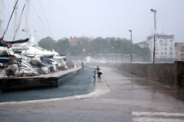 Subotnji potop u Zadru, Foto: Mladen Malik