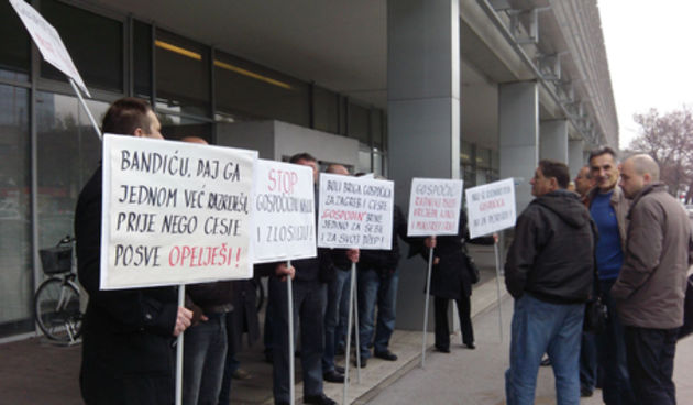 zagrebačke ceste, prosvjed, foto: mediaservis.hr