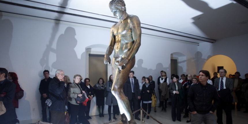 Zagreb, 141010.
Klovicevi dvori.
Otvorenje izlozbe ” Anticki Grci na tlu Hrvatske”
Izlozba Antizki Grci na tlu Hrvatske obuhvaca razdoblje od 12. do 1. st. pr. Kr., odnosno od najranijih posjeta Grka na Grka nasem priobalju Zagreb, 141010.
Klovicevi dvori.
Otvorenje izlozbe ” Anticki Grci na tlu Hrvatske”
Izlozba Antizki Grci na tlu Hrvatske obuhvaca razdoblje od 12. do 1. st. pr. Kr., odnosno od najranijih posjeta Grka na Grka nasem priobalju