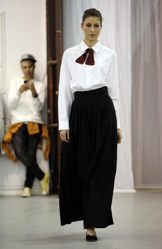 U sklopu tribine Moda osamdesetih – modni laboratorij za 21. stoljece odrzana odrzana modna revija Avangardna moda osamdesetih. Zvoncica Vuckovic. Photo: Robert Anic/PIXSELL