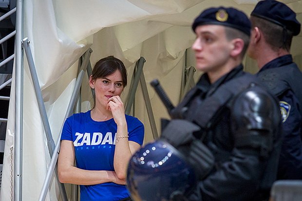 A-1 liga za prvaka, 4. kolo: KK Zadar – GKK Šibenik 101-64, Foto: Kristijan Orlić A-1 liga za prvaka, 4. kolo: KK Zadar – GKK Šibenik 101-64, Foto: Kristijan Orlić