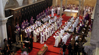 Posljednji ispraćaj nadbiskupa Marijana Oblaka