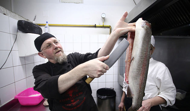 Dan pastrve u restoranu Kornat (foto:Saša Čuka)