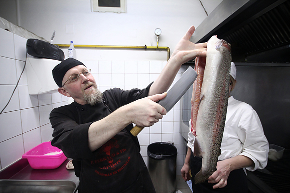 Dan pastrve u restoranu Kornat (foto:Saša Čuka)