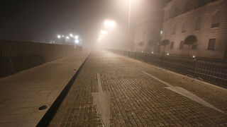 Zadarska večer u magli 8. veljače (foto:Saša Čuka)