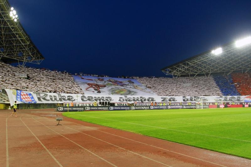 Stadion Poljud, Split – Uzvratna utakmica doigravanja za Europsku ligu, HNK Hajduk – FC Slovan Liberec 0-1. Photo: PIXSELL