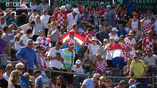 Davis Cup: Vruća navijačka atmosfera u meču Ćilića i Querreya