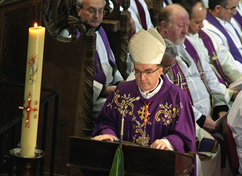 Posljednji ispraćaj nadbiskupa Ivana Prenđe (foto: Marin Gospić)