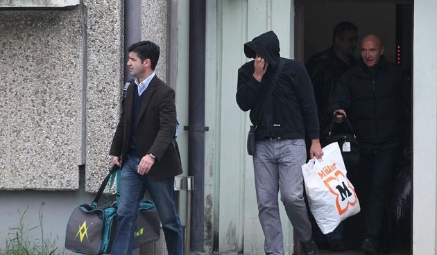 Trojica uhicenih u aferi Agram – Petar Pripuz, Miro Laco i Ivan Markus – pusteni su iz zatvora u Remetincu, Photo:Zeljko Lukunic/PIXSELL