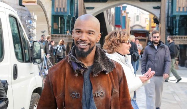 skarovac, Jamie Foxx na Stradunu, gdje boravi povodom snimanja filma Robin Hood Origins. Dobro raspolozen slikao se s prolaznicima