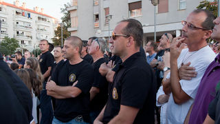 Bili Brig kod Ošk. Zadarski otoci: Svečanost imenovanja trga po D.T. Gavranu, foto: Darko Belančić