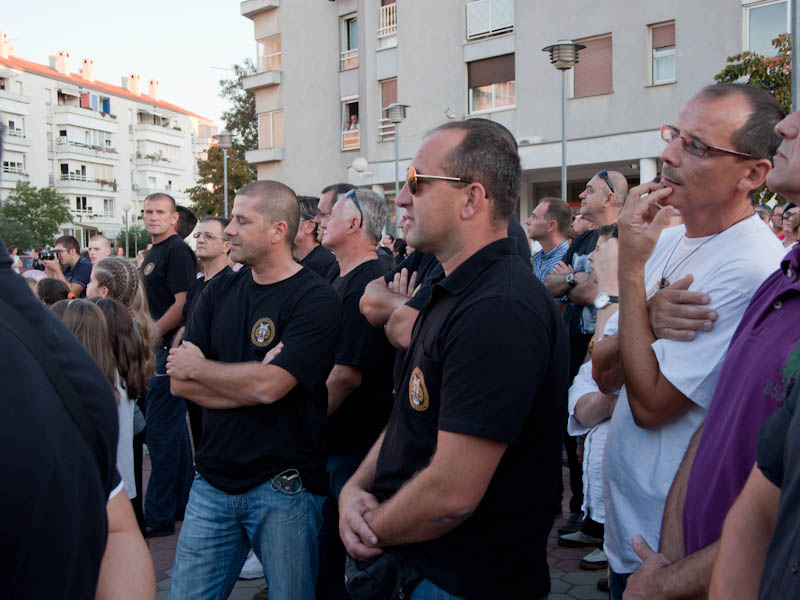 Bili Brig kod Ošk. Zadarski otoci: Svečanost imenovanja trga po D.T. Gavranu, foto: Darko Belančić