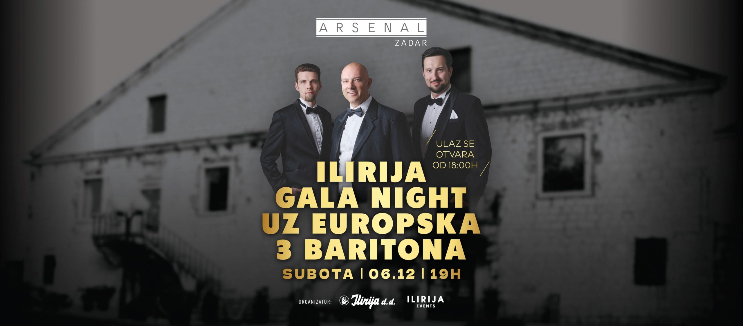 Ilirija Gastro & Wine Night: Europska 3 Baritona