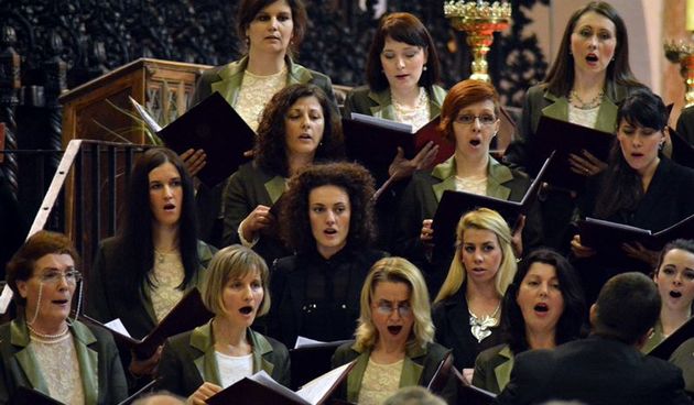 Obljetnički koncert HPGD Zoranić u katedrali, foto: I. Perinčić