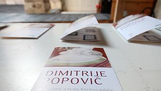Otvorenje humanitarne izložbe Dimitrija Popovića (foto:Saša Čuka)