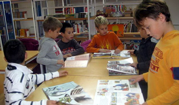 Prvašići u GKZD Arbanasi, radionica, djeca