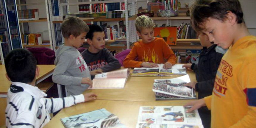 Prvašići u GKZD Arbanasi, radionica, djeca