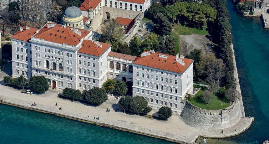 Sveučilište u Zadru iz zraka Sveučilište u Zadru iz zraka