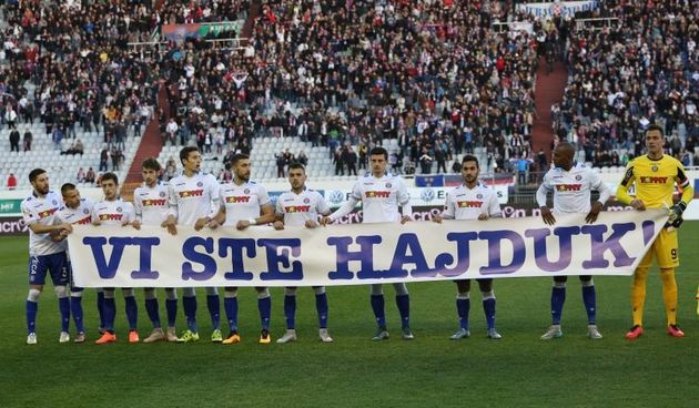 Na stadionu Poljud odigrana utakmica 22. kola prve HNL izmedju HNK Hajduk – NK Slaven Belupo. Photo: Miranda Cikotic/PIXSELL