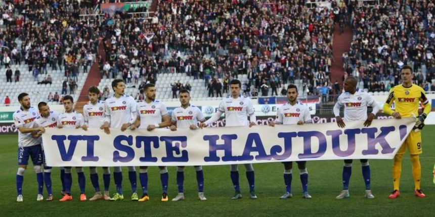 Na stadionu Poljud odigrana utakmica 22. kola prve HNL izmedju HNK Hajduk – NK Slaven Belupo. Photo: Miranda Cikotic/PIXSELL