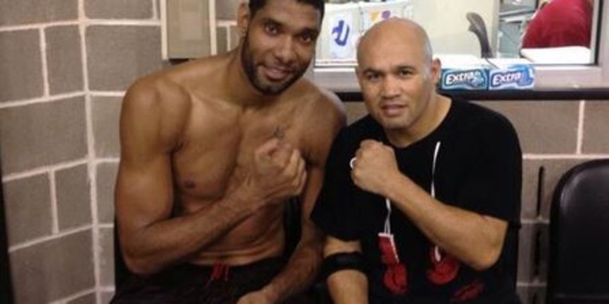 Tim Duncan i Jesse James Leija, foto: Twitter