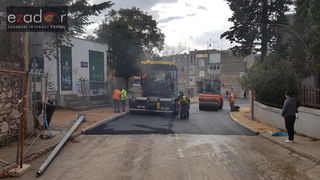 Na rekonstruirano križanje u Vruljici postavlja se završni sloj asfalta Na rekonstruirano križanje u Vruljici postavlja se završni sloj asfalta