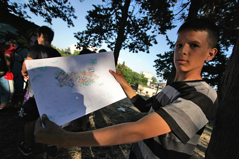 Grafiti, Hip hop & Break battles – Kapetanski park (foto: Marin Gospić)