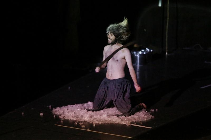 U sklopu Medjunarodnog festivala suvremenog kazalista Zadar snova, u kazalistu lutaka odrzana je predstava Grobnica za Borisa Davidovica. Photo: Filip Brala/PIXSELL