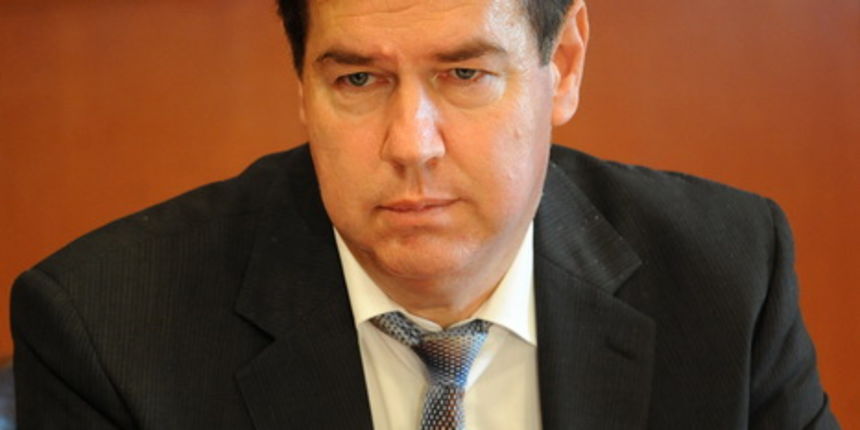 Zadar, 170413.
Dom sindikata. 
Predsjednik SSSH Mladen Novosel i sindikalisti iz Dalmacije za 1. svibnja najavljuju veliki prosvjedni skup Mijenjajte smjer.
Na fotografiji: Vedran Uranija (pravni zastupnik SSH).
Foto: Luka Gerlanc / CROPIX