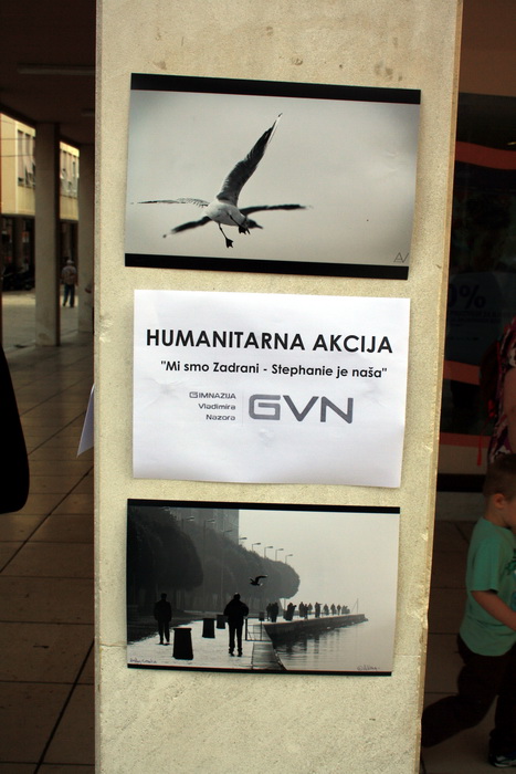 Narodni trg: Humanitarna akcija “Karta života” za malenu Stephanie, foto: Mladen Malik Narodni trg: Humanitarna akcija “Karta života” za malenu Stephanie, foto: Mladen Malik