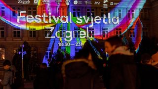 Festival svjetla – Instalacija Odd Dynamics na pročelju muzeja Mimara
