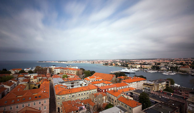 Pogled sa zvonika katedrale sv. Stošije (foto:Saša Čuka)