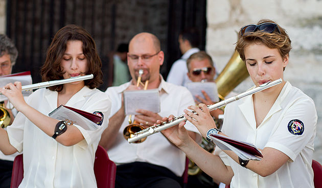 Gradska glazba Zadar na Forumu, foto: Leo Banic