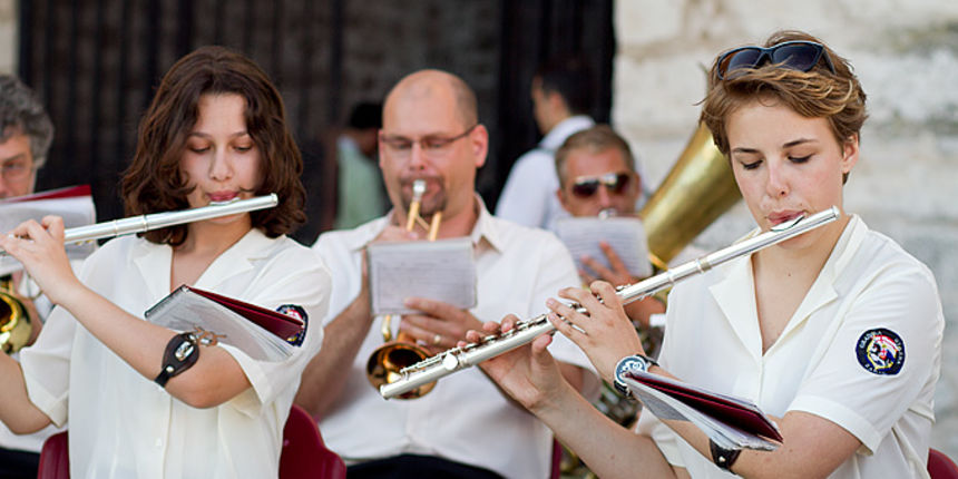 Gradska glazba Zadar na Forumu, foto: Leo Banic