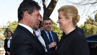 Predsjednica Kolinda Grabar Kitarović na svečanoj sjednici županijske skupštine, foto: Dino Stanin/PIXSELL