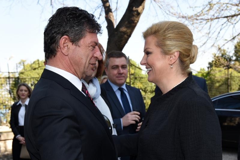 Predsjednica Kolinda Grabar Kitarović na svečanoj sjednici županijske skupštine, foto: Dino Stanin/PIXSELL