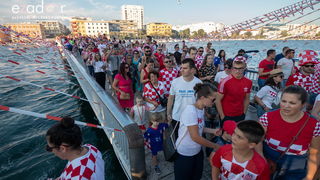 Veličanstven doček četvorice zadarskih Vatrenih