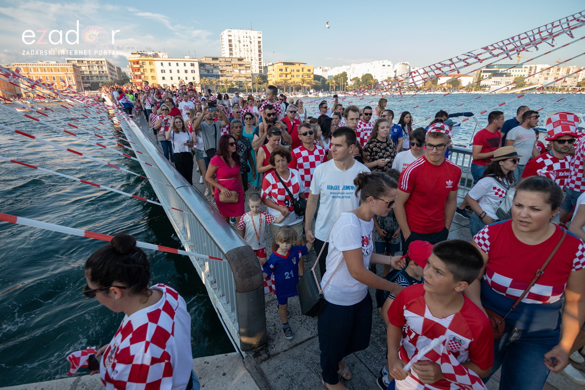 Veličanstven doček četvorice zadarskih Vatrenih