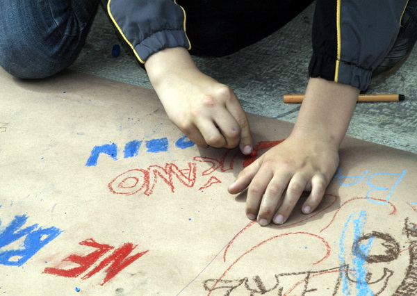 Eko dani 2009: Eko grafiti i Zagrlimo poluotok (Foto: Sasa Cuka)