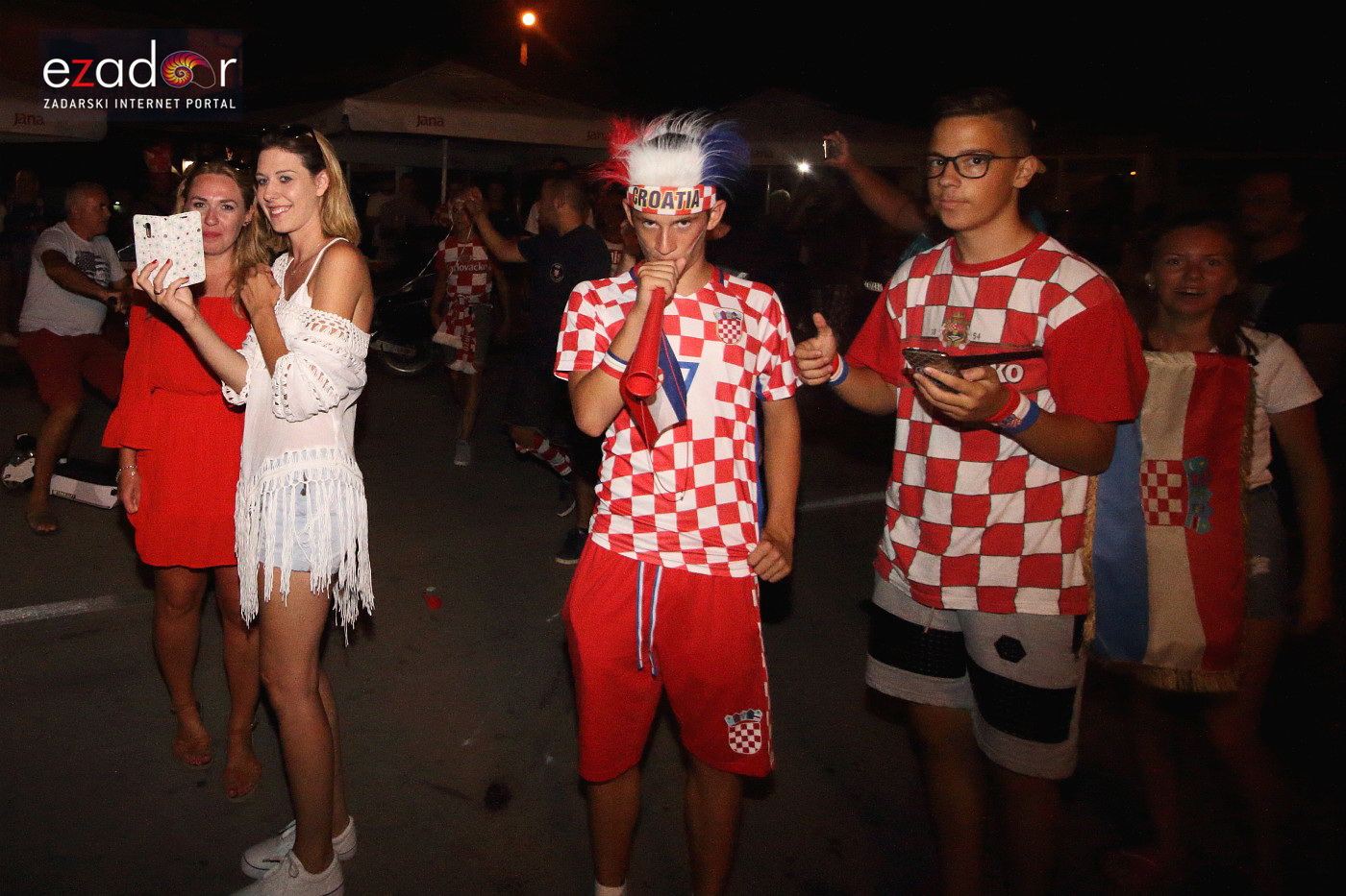 Bibinje: Navijanje za Vatrene i fešta nakon pobjede nad Engleskom