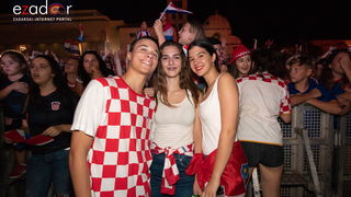 Veličanstven doček četvorice zadarskih Vatrenih