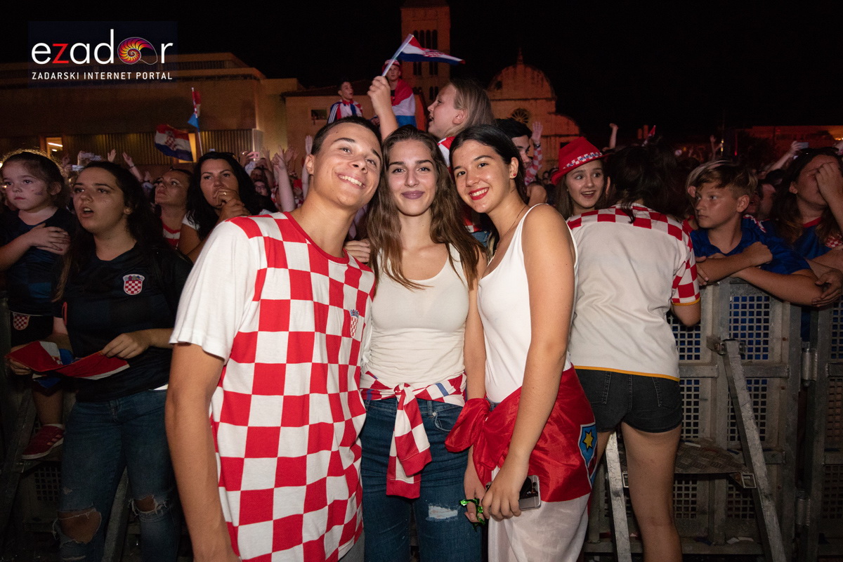 Veličanstven doček četvorice zadarskih Vatrenih